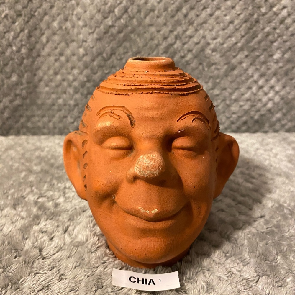 Vintage Smiling Jim Chia Pet Head 1930-1950’s